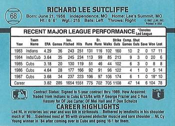 Rick Sutcliffe  baseball card collectible - Main Image 2
