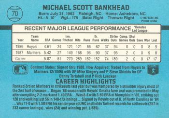 Scott Bankhead  baseball card collectible - Main Image 2