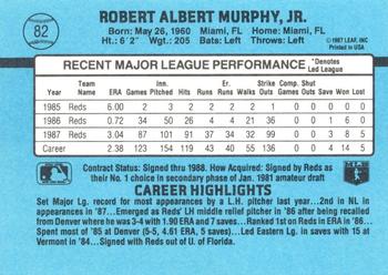 Rob Murphy  baseball card collectible - Main Image 2