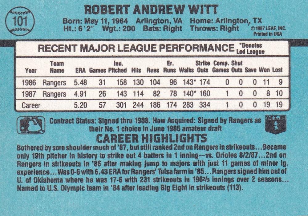 Bobby Witt  baseball card collectible - Main Image 2