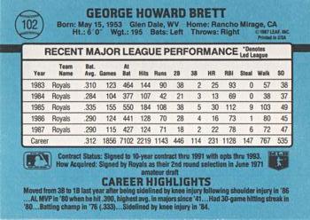 George Brett  baseball card collectible - Main Image 2