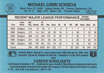 Mike Scioscia  baseball card collectible - Main Image 2