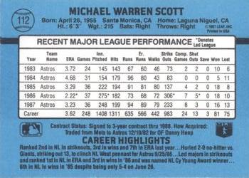 Mike Scott  baseball card collectible - Main Image 2
