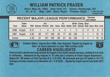 Willie Fraser  baseball card collectible - Main Image 2