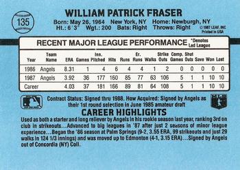 Willie Fraser  baseball card collectible - Main Image 2