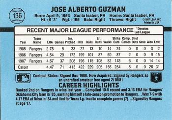 Jose Guzman  baseball card collectible - Main Image 2