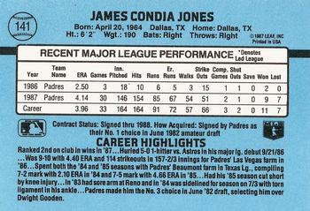 Jimmy Jones  baseball card collectible - Main Image 2
