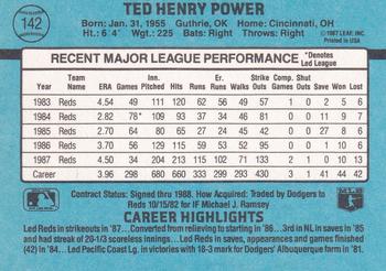 Ted Power  baseball card collectible - Main Image 2