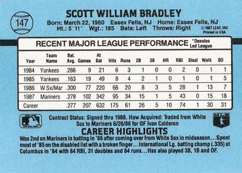 Scott Bradley  baseball card collectible - Main Image 2
