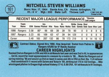 Mitch Williams  baseball card collectible - Main Image 2