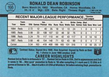 Ron Robinson  baseball card collectible - Main Image 2