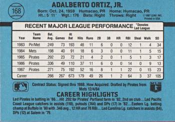 Junior Ortiz  baseball card collectible - Main Image 2