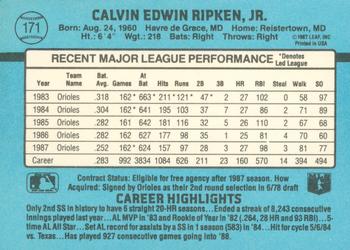 Cal Ripken  baseball card collectible - Main Image 2
