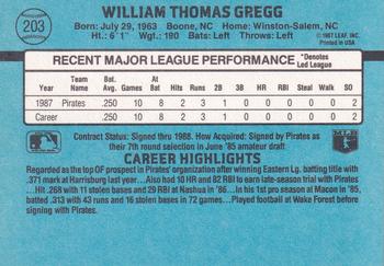 Tommy Gregg  baseball card collectible - Main Image 2