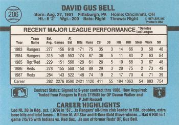 Buddy Bell  baseball card collectible - Main Image 2