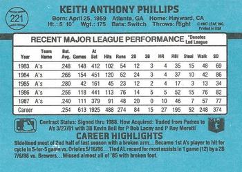 Tony Phillips  baseball card collectible - Main Image 2