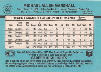Mike Marshall  baseball card collectible - Main Image 2
