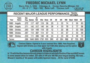 Fred Lynn  baseball card collectible - Main Image 2