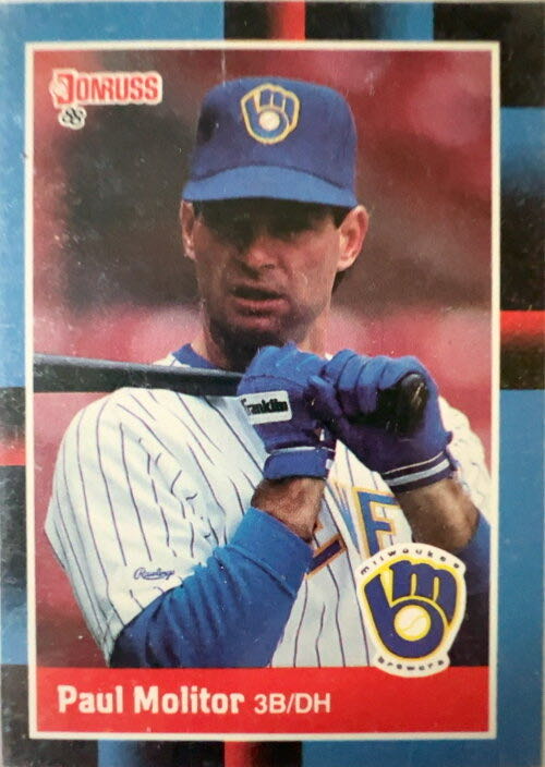 Paul Molitor  baseball card collectible - Main Image 3
