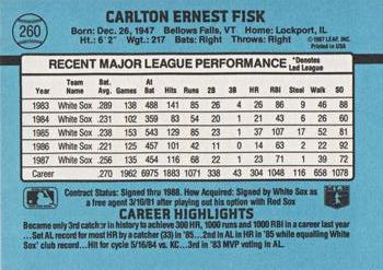Carlton Fisk  baseball card collectible - Main Image 2