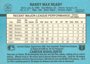 Randy Ready  baseball card collectible - Main Image 2