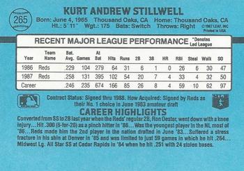 Kurt Stillwell  baseball card collectible - Main Image 2