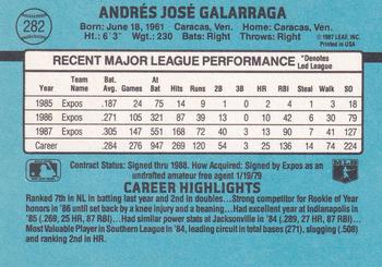 Andres Galarraga  baseball card collectible - Main Image 2