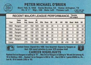 Pete O’Brien  baseball card collectible - Main Image 2
