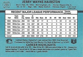 Jerry Hairston  baseball card collectible - Main Image 2