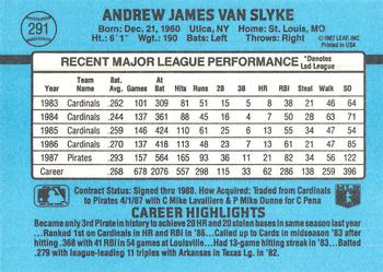 Andy Van Slyke  baseball card collectible - Main Image 2