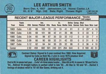 Lee Smith  baseball card collectible - Main Image 2