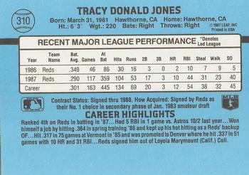 Tracy Jones  baseball card collectible - Main Image 2