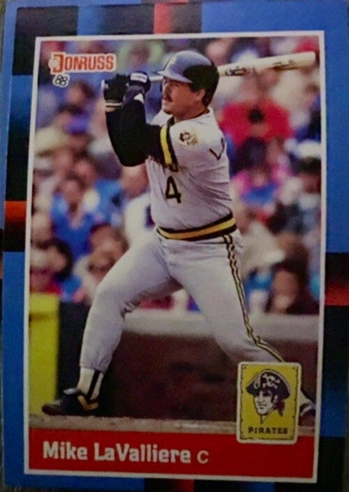 Mike LaValliere  baseball card collectible - Main Image 3