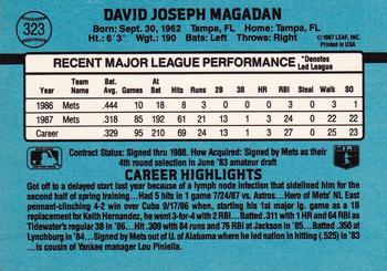 Dave Magadan  baseball card collectible - Main Image 2