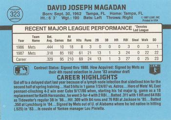 Dave Magadan  baseball card collectible - Main Image 2