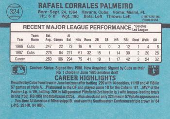 Rafael Palmeiro  baseball card collectible - Main Image 2