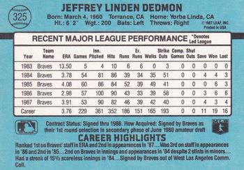 Jeff Dedmon  baseball card collectible - Main Image 2