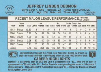 Jeff Dedmon  baseball card collectible - Main Image 2