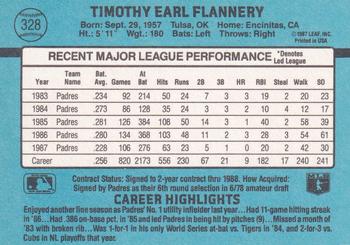 Tim Flannery  baseball card collectible - Main Image 2