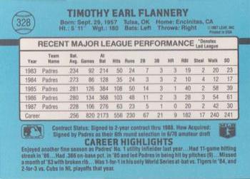 Tim Flannery  baseball card collectible - Main Image 2