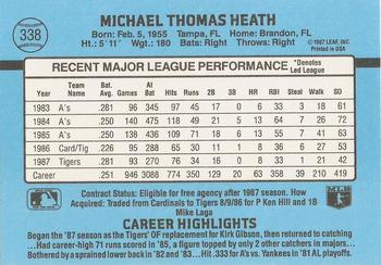 Mike Heath  baseball card collectible - Main Image 2