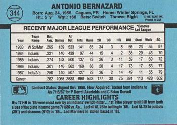 Tony Bernazard  baseball card collectible - Main Image 2
