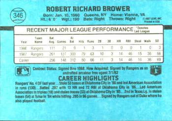 Bob Brower  baseball card collectible - Main Image 2