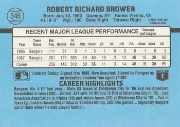 Bob Brower  baseball card collectible - Main Image 2