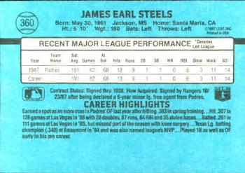 James Steels  baseball card collectible - Main Image 2