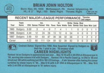 Brian Holton  baseball card collectible - Main Image 2