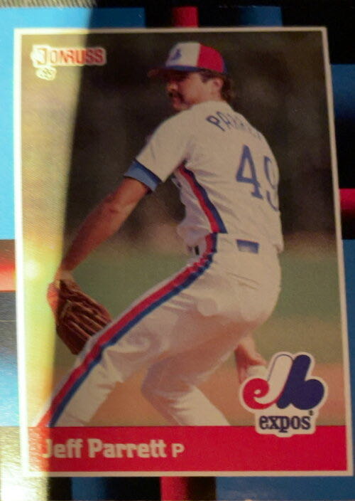 Jeff Parrett  baseball card collectible - Main Image 3