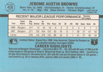 Jerry Browne  baseball card collectible - Main Image 2