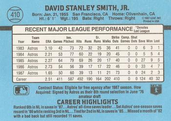 Dave Smith  baseball card collectible - Main Image 2