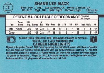 Shane Mack  baseball card collectible - Main Image 2